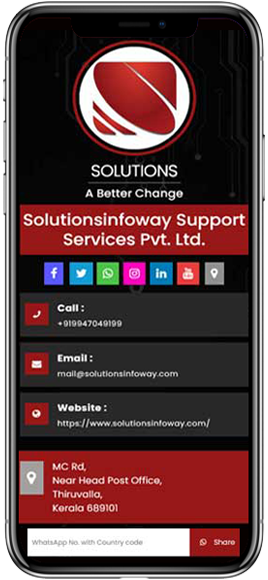 ddataindia image layout of digital business card