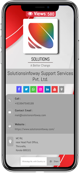 ddataindia image layout of digital business card