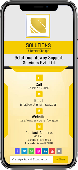 ddataindia image layout of digital business card